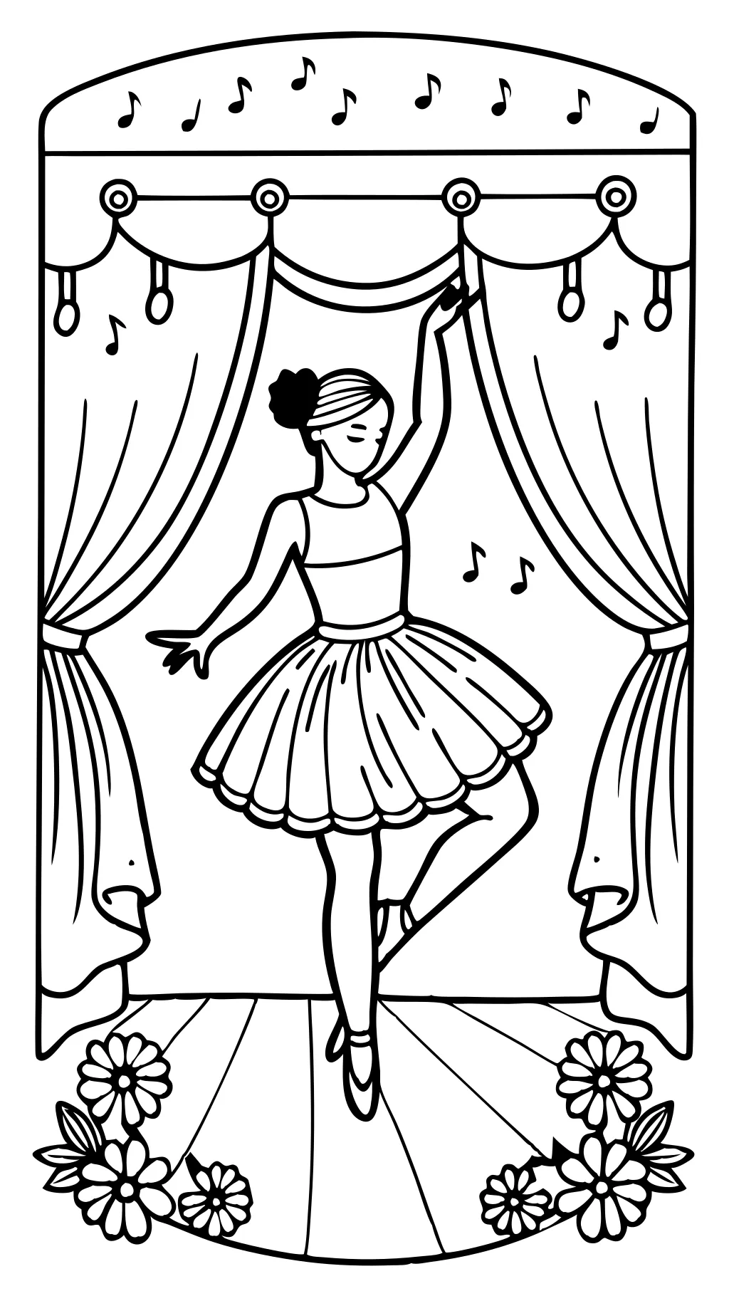 coloriage ballet